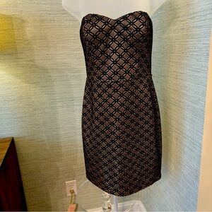 NWT Maurice’s Sz 1/2 strapless LBD with gold. $5 or free w/ purchase over $75